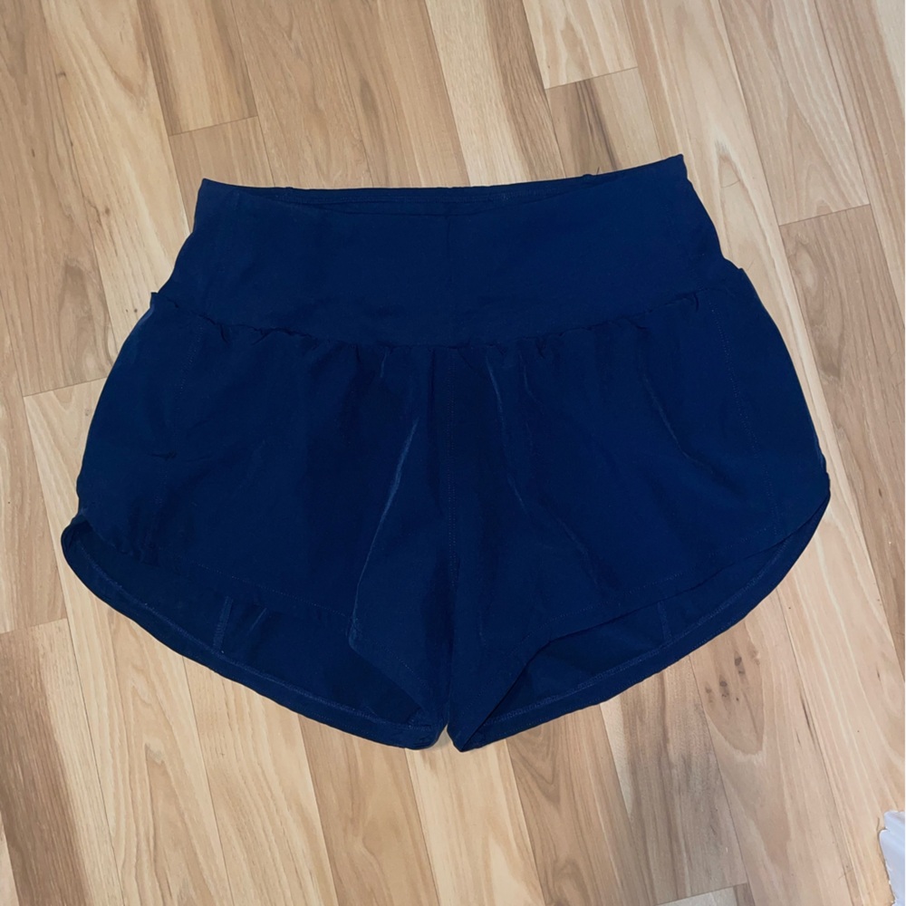 Women's Blue Athletic Shorts